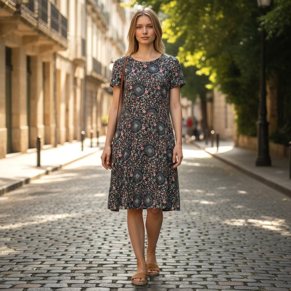 J.Crew Short Sleeve Flutter Dress 6